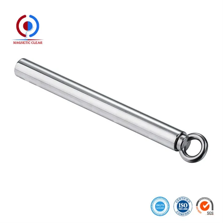 काले गोल मैग्नेट